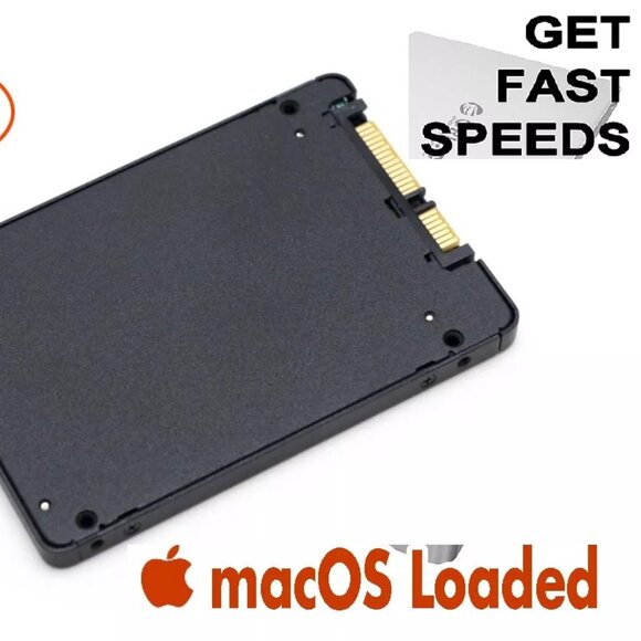 Pre Loaded OS X Yosemite 120 GB 2.5" SATA SSD for Apple Macbook Pro & Mac Mini